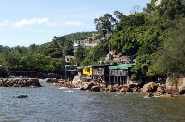 ahşap ev lamma Adası, hong kong.