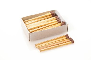 Matches isolated on white background clipart