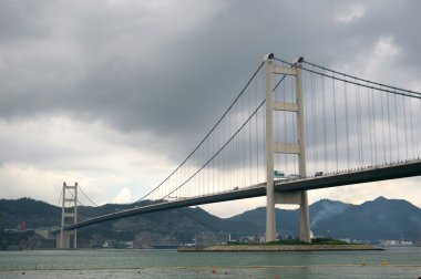 Hong Kong 'da Tsing Ma Köprüsü