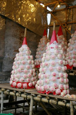 Cheung Chau Çörek Festivali Hong Kong 'da uğurlu çörekler