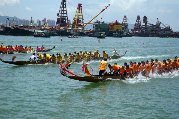 Dragon Boat Race, Hong Kong. — Photo