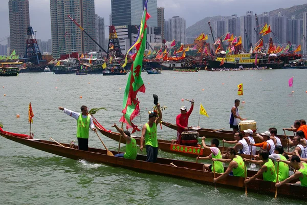Dragon Boat Race, Hong Kong. — Stock Photo, Image