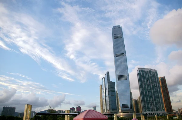 Edifícios de escritório em Hong Kong — Fotografia de Stock