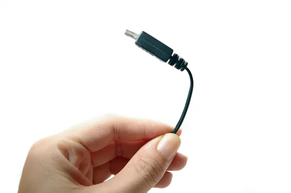 El USB tutarak — Stok fotoğraf