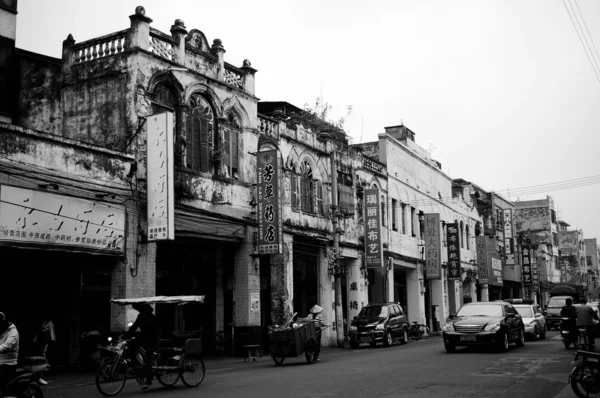 Oude straat in hainan, china — Stockfoto