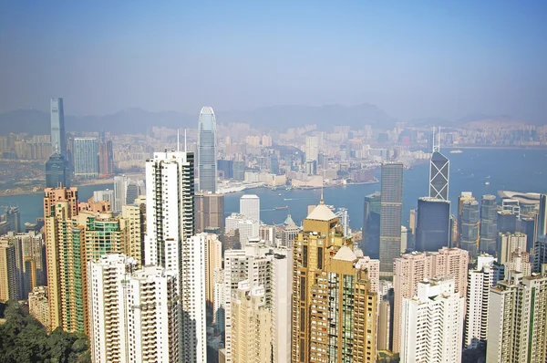 Hong Kong from the peak — Stok fotoğraf