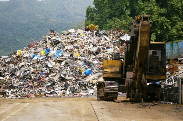 Fábrica de reciclagem — Fotografia de Stock