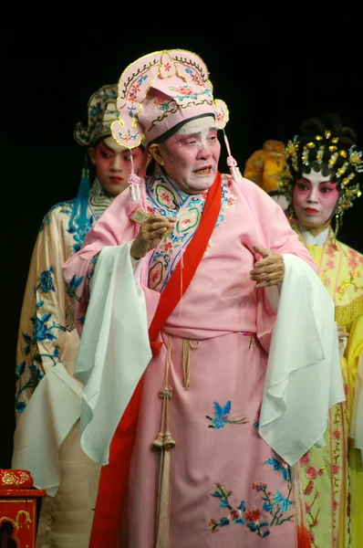 Кантонская опера в Муй Во фестиваль водяных фонарей, Гонконг — стоковое фото