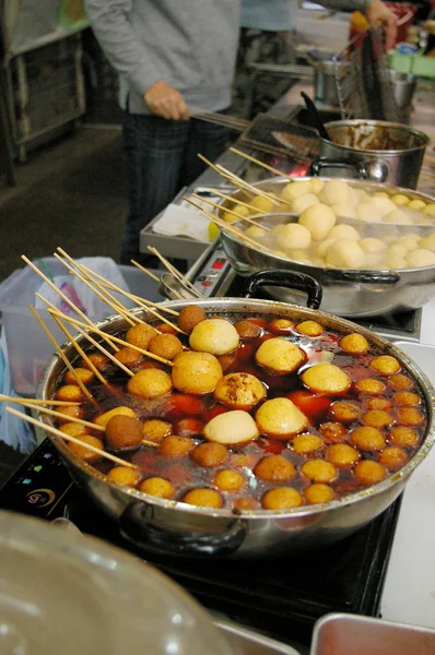 Bolas de peixe em Hong Kong . — Fotografia de Stock