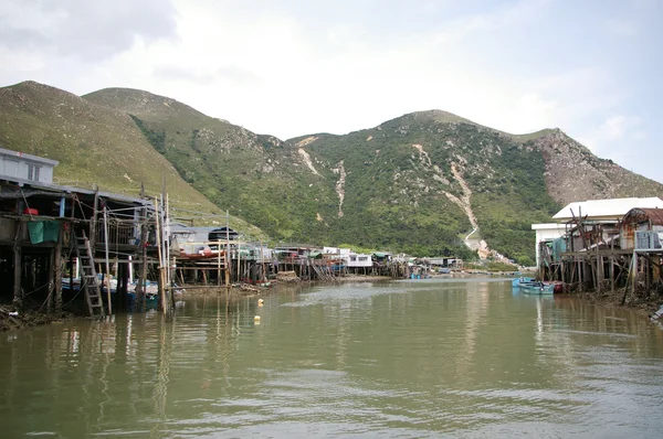 Tai O vila piscatória em Hong Kong — Fotografia de Stock