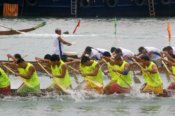Dragon boat race in Hongkong — Stockfoto