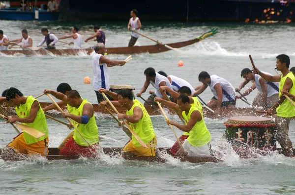 Dragon boat race in Hong Kong — Stock Photo, Image