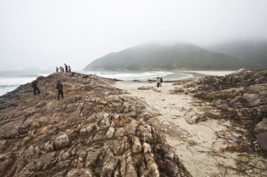 hong Kong kayalık deniz kıyısı