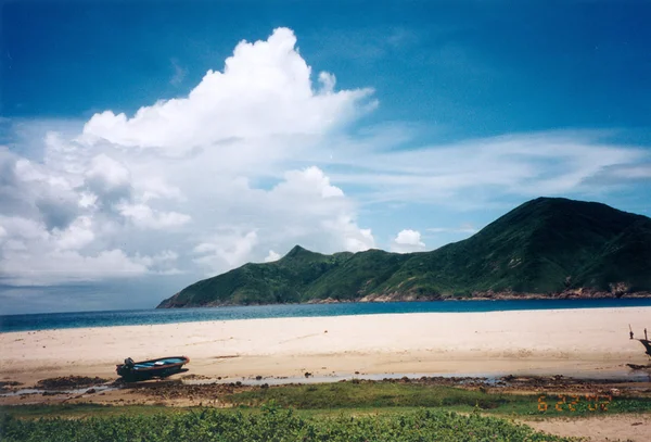 Hong Kong beach paradise in old day — Stock Photo, Image