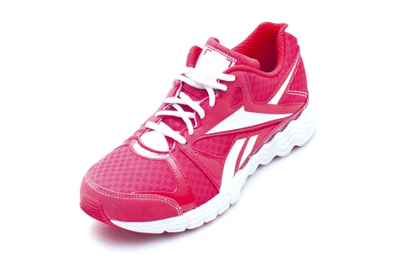 Κόκκινο τρέχοντας αθλητικά παπούτσια — Φωτογραφία Αρχείου