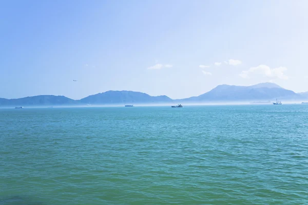 Paisagem costeira em Hong Kong — Fotografia de Stock