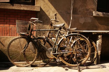 Çin'de eski Bisiklet
