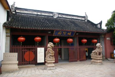 zhujiajiao su Köyü tapınakta shanghai, Çin.