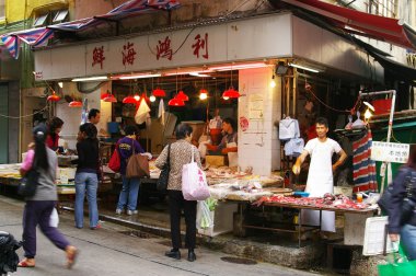 balıklar hong Kong satış pazarı