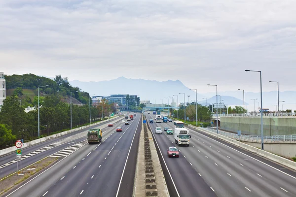 Expresní dálnice v hong Kongu — Stock fotografie