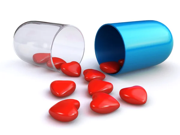Älska piller — Stockfoto