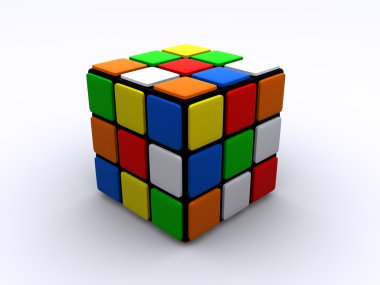 Rubik's cube clipart