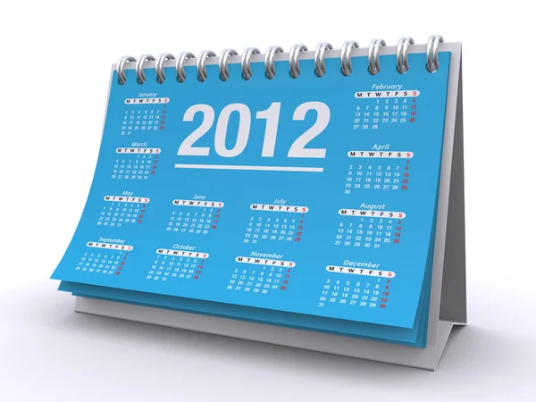 Calendario 2012 — Foto de Stock