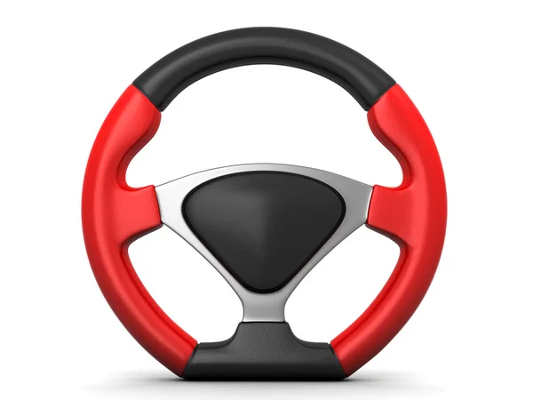Racing steering wheel — Stock Photo, Image