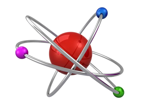 原子 3d — 图库照片