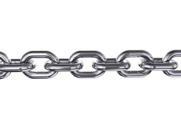 Chromed chain — Stock Photo, Image