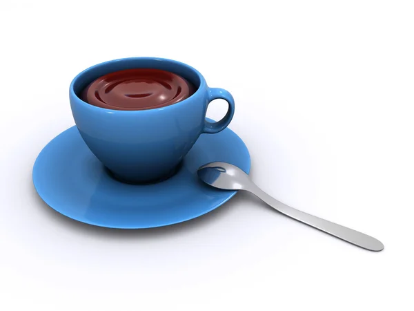 초콜릿의 컵 — 스톡 사진