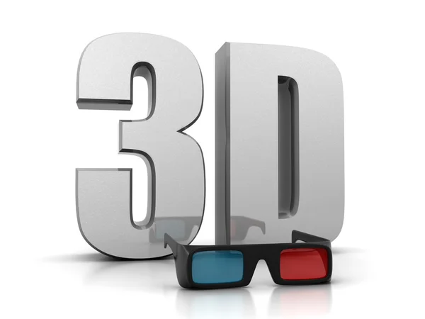 3D brýle — Stock fotografie