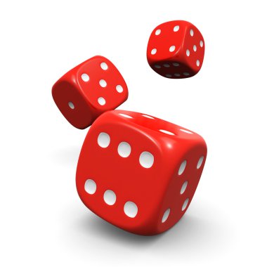 Dice 3d clipart