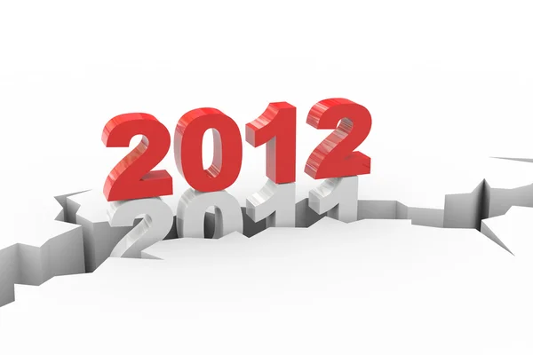 Nowy rok 2012. — Zdjęcie stockowe