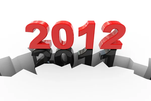 Nieuwe jaar 2012. — Stockfoto