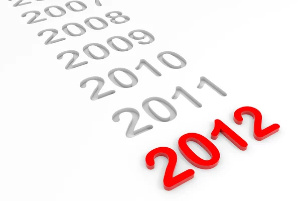 New year 2012. — Stock Photo, Image