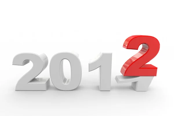 Nowy rok 2012. — Zdjęcie stockowe