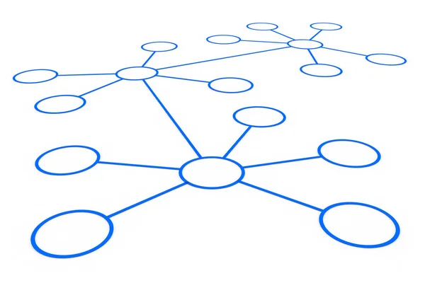 Conexão de rede abstrata . — Fotografia de Stock