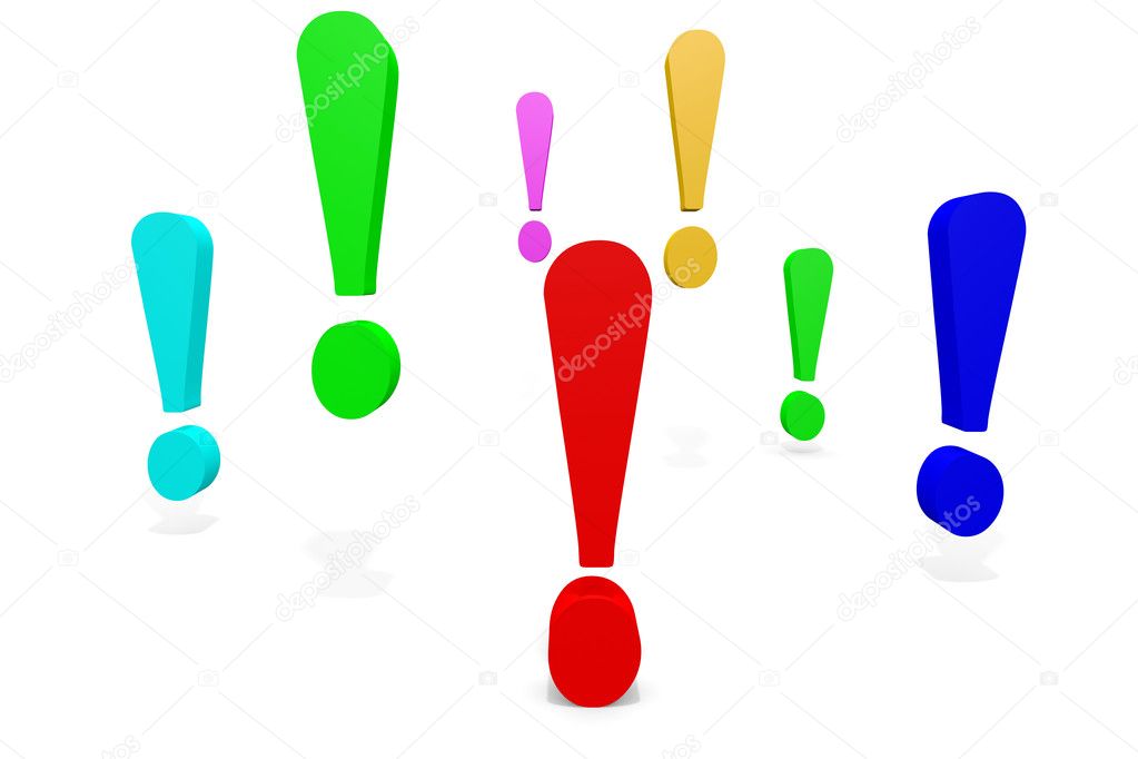 Images Exclamation Points Colorful Exclamation Points Stock Photo C Kovaleff