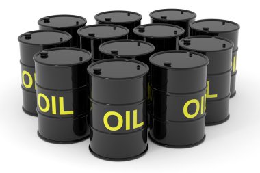 Oil barrels. clipart