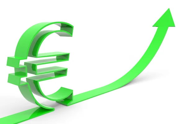 Successo in euro . — Foto Stock