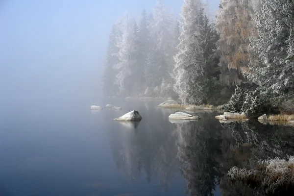 stock image Fogs on the Pleso.