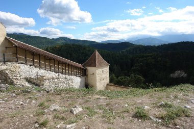 The old fortress Rasnov. clipart