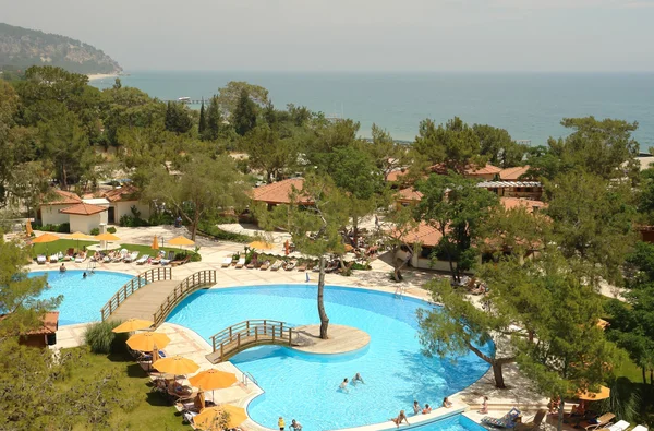 Vista dall'hotel in Turchia — Foto Stock