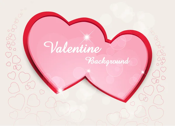 Valentine pozadí — Stockový vektor