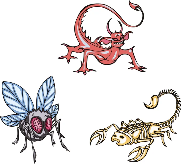 Επικίνδυνα έντομα — Διανυσματικό Αρχείο