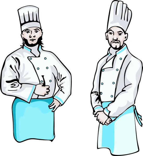 Δύο μάγειρες — Διανυσματικό Αρχείο