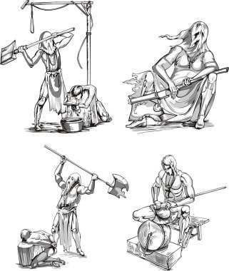 Executioner Sketches clipart