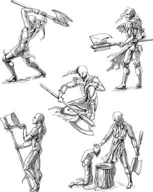 Executioner Sketches clipart