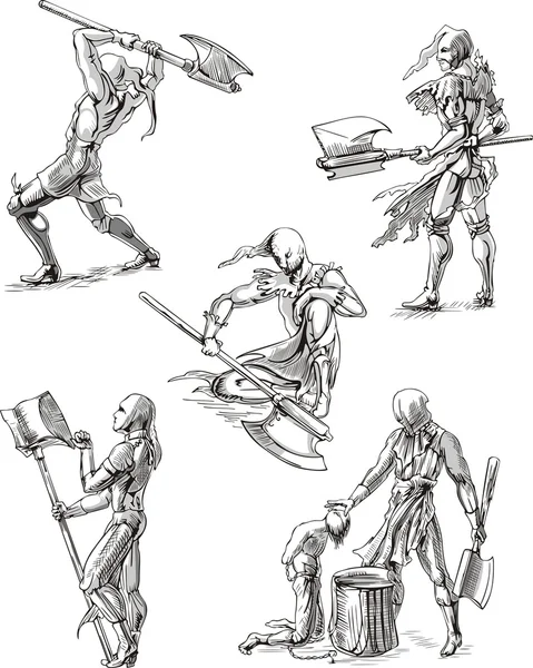 Executioner Sketches — Wektor stockowy